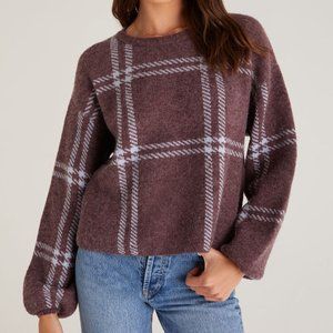 Solange Plaid Sweater